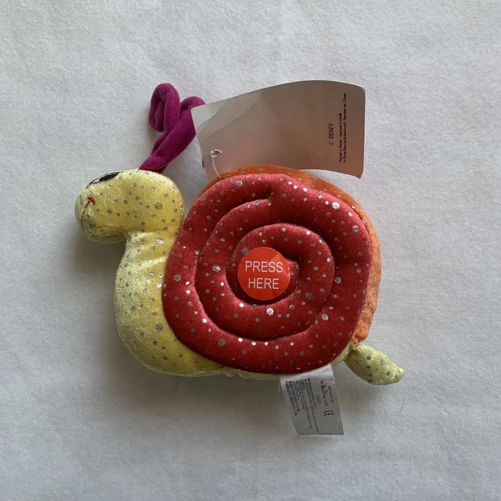 Disneyland 1995 Main Street Electrical Parade Plush MUSICAL Snail With Tags‎